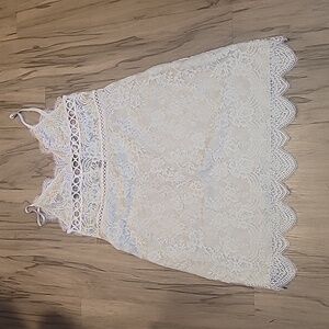NWOT NWVER WORN OR WASHED Victoria's Secret White Lace Bralette Nighty